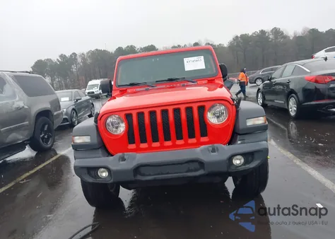 2021 Jeep Wrangler Unlimited Sport S 4X4 z USA, uszkodzony, nr VIN 1C4HJXDNXMW849540